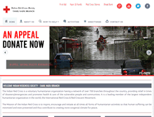 Tablet Screenshot of indianredcrosstnb.org